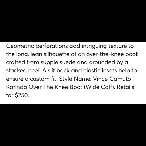 COPY - Like new Vince Camuto Karinda over the knee suede boots - Picture 13 of 14